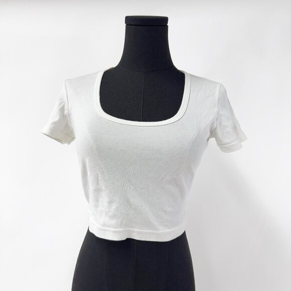 AMERICAN APPAREL BABY DOLL CROP TOP T SHIRT SIZE SMALL - Picture 3 of 5